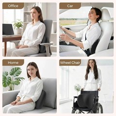 Lumbar Support Pillow for Car, Memory Foam Lower Back Support for Driving, Er…