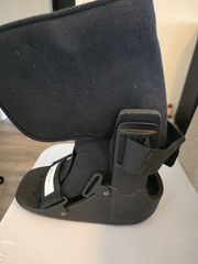 Brace Align Adjustable Orthopedic Ankle/Foot Brace Boot, Black, Size L
