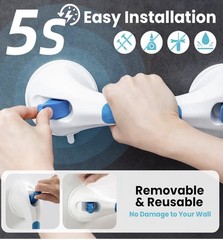 TAILI Shower Grab Bar Glow in the Dark 2-Pack 12.2” Open Box Package Wear