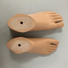 Prosthetic SACH Foot Beige/Brown | Size 12–30 | Left/Right | Universal Fit