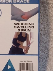 Copper Care Copper Compression Brace for Elbow 1 Pack Adult Size Fits Most A-205