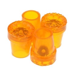 4pcs End Stable Shock Absorb Anti-skid Crutch Cane 2mm