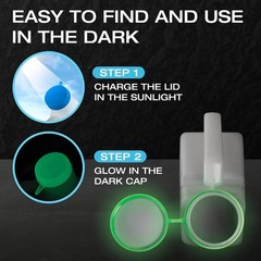 Ergonomic 32oz Men’s Urinal with Glow-in-the-Dark Lid – Perfect for Elderly