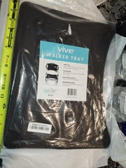 Vive Walker Tray for Folding w/Cup Holder Adult Mobility Black SHIPS SAME DAY