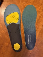 Aetrex L425 Compete Orthotics Insoles Men’s 10 Low & Flat Arch Metatarsal
