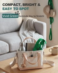 Quality Light Green Stretching Strap for Enhanced Flexibility & Safety