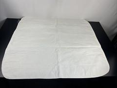 Western Textile 34″ x 36″ Reusable Blue Broadcloth Mattress Underpad (24 Pack)