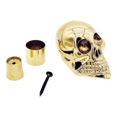 Cane Handle Only Brass Tip – Screw-on Decorative Topper for Walking Stick, Re…