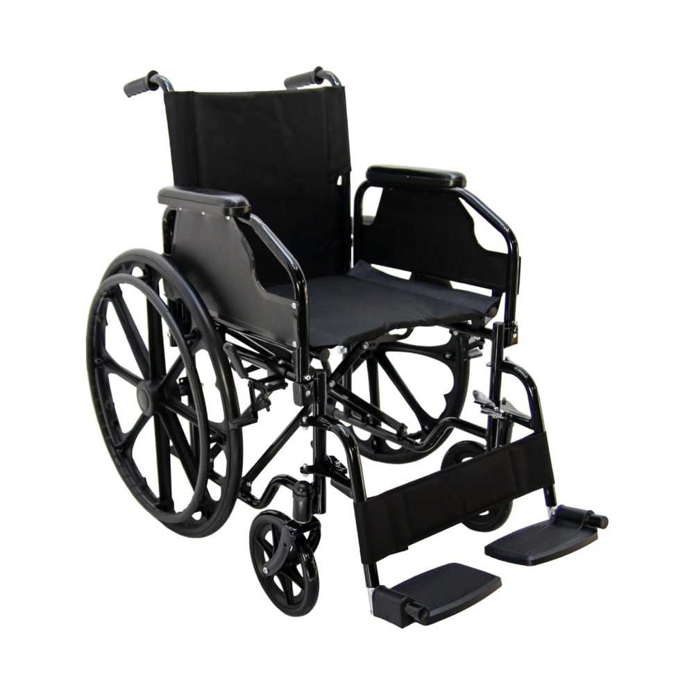 Lightweight Elderly Transport Wheelchair Portable Folding Transport Chair 220LBS