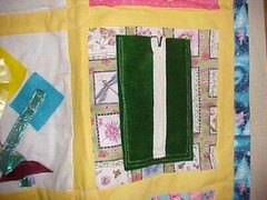 Handmade Fidget & Sensory Quilt Alzheimers, Dementia, Stroke Rehab 26 X 40 NWOT