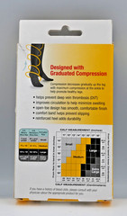 3M FUTURO Med Compression Open Toe Knee Length Stockings Firm Unisex Large Beige