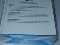 new no warranty Carex CPAP Tubing Wrap Burgundy 6 feet fleece C14600