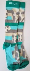 FIGS Compression Socks 100% Awesome Size Small Multicolor NEW