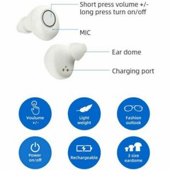 JINGHAO Rechargeable ITE Hearing Aids Sound Amplifier Ear Enhancer