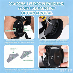 Daily Use Adjustable OA Unloader Knee Brace,Fit for Pain Relief Walking Support