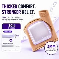 Orthopedic Metatarsal Pads for Women & LARGE: WOMEN 10-13/MEN 7-9.5, Beige
