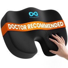 Everlasting Comfort Doctor Recommended Memory Foam Seat Cushion for Office