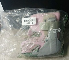 Brace Direct orthopedic fracture walking boot, featuring pink M