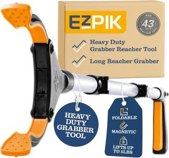 Lightweight 43″ Reacher Tool with Strong Magnet for Seniors – Easy Trash Pickup