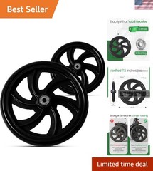 Walker Rollator Replacement Wheel – 7.5″ Rear Wheel for Rollators – Choose Si…