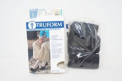 Truform 1963BL- M Comfort Casual Support Socks Women’s 1 Pair BLACK (L-2)
