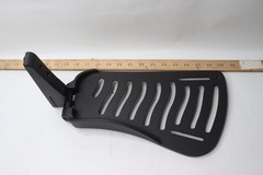 Wheelchair Adjustable Back Foot Plate Black 246654
