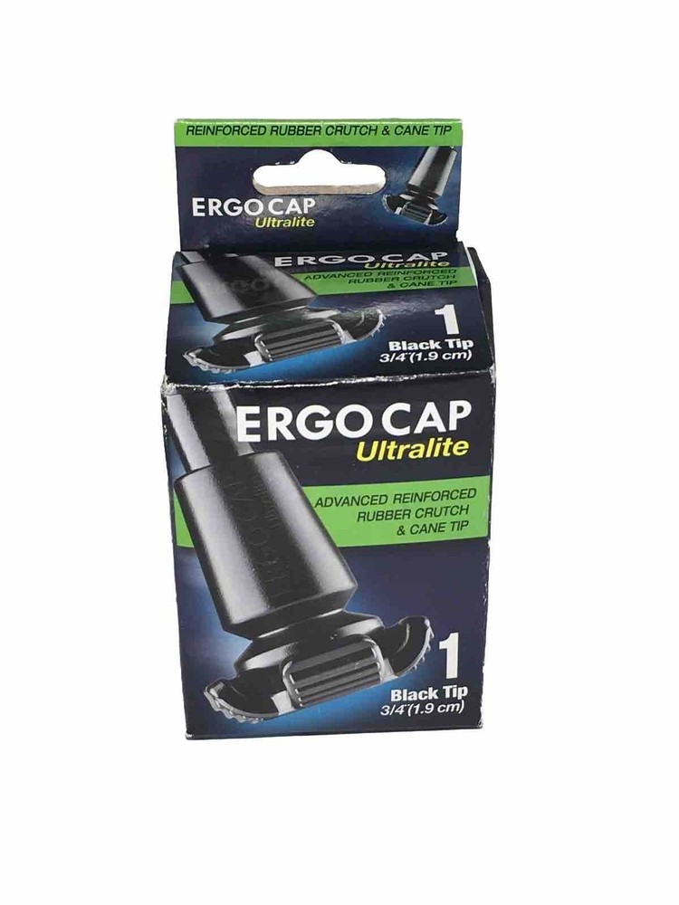 Ergocap Ultralite Universal Walking Cane Tips 3/4“ Diameter
