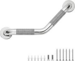Grab Bars for Bathtubs and Showers- 1-1/4 x 16 Angled Shower Grab Bar for Sen…