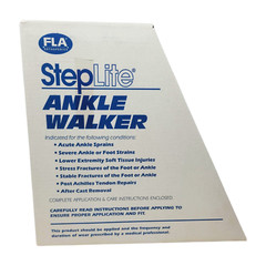 FLA Medium Steplite Easy Strider Low Height Boot Ankle Walker Braces Post Op