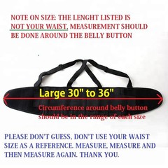Adjustable Lower Back Brace Lumbar Support Waist Belt For Men Women Pain Relief
