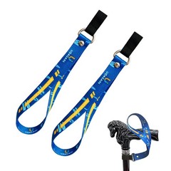 Anti-Drop 2 Pack Wrist Strap, Walking or Trekking Pole Stretchable Elastic Wr…