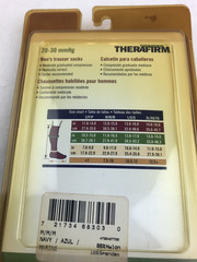 Therafirm Gradient Compression Hosiery 20-30 mmHg Knee-High Stockings Navy Sz M