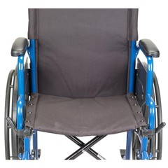 Wheelchair with Flip Back Desk Arms 16 in Seat and Swing-Away Footrest Medical