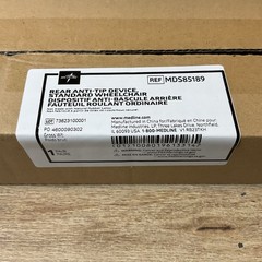 Medline Standard Wheelchair Rear Anti-Tip Device 1 Pair MDS85189 NEW