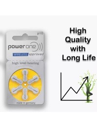 Power One P10 Hearing Aid Battery, 60 Pieces Made in Germany Exp. 09/24 NEW