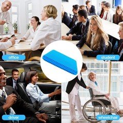 Hvllyan Gel Seat Cushion for Long Sitting (Thick & Extra Large), Gel Cushion …