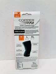2 Pack Copper Fit The Original Compression Knee Sleeve MEDIUM 13”-14” 1 each