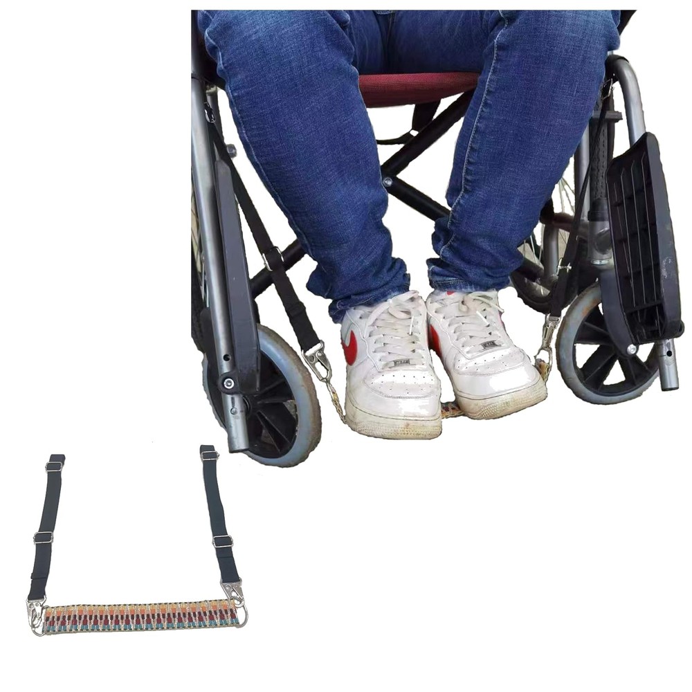 Adjustable Wheelchair Foot Sling for Footrest Replacement and Support