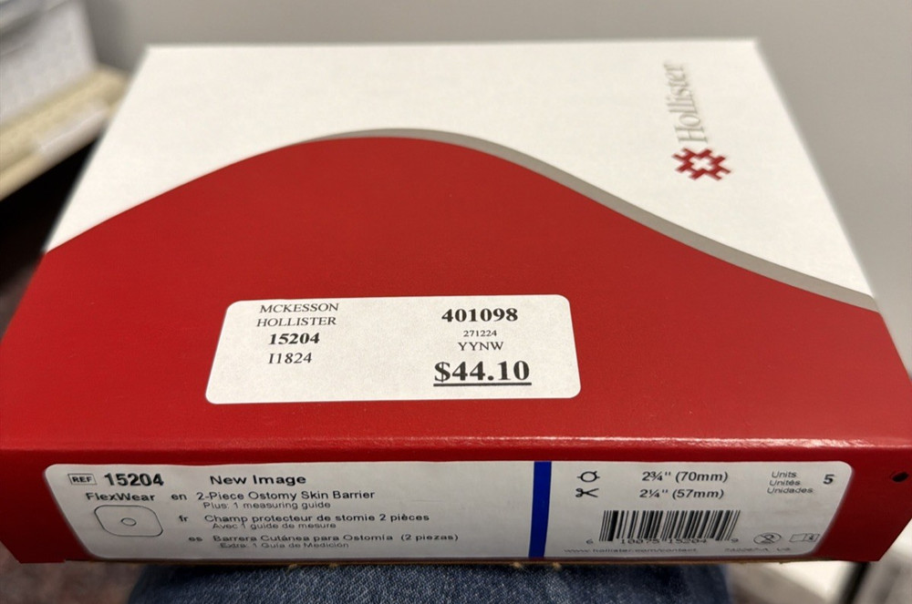 Hollister 15204 Barriers Cut to Fit 2 3/4″-1 1/4″ Box of 5 Exp. 2028