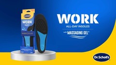 Dr. Scholl’s Comfort & Energy Work Insoles Men’s Massaging Gel Size 8-14 NEW