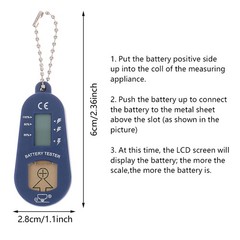 Digital Hearing Aid Aids Battery Tester Checker LCD Screen Portable Measuring