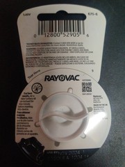 Rayovac 675 Hearing Aid Batteries 6/pack NEW