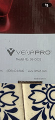 New VenaPro 08-0035 Dual Leg Compression System Pair Wraps Charger Portable