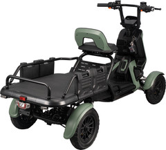 1000W Heavy Duty 4-Wheel Electric Mobility Scooter w/Cargo Platform 15MPH 600LBS