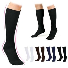 1-3pairs Unisex Compression Socks 20-30 mmhg Sports Knee High Running Fitness US