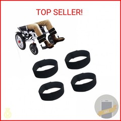 4PCS Wheelchair Leg Strap，Medical Restraints for Elderly Patient, Wheelchair Leg