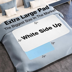 Bed Pads Washable Waterproof, 18″ X 24″ (3 Pack) Incontinence Bed Pads, Waterpro