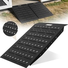 36″x24″ Shed Ramp Velvet Black Loading Ramp 900LB Loading Dock Ramp for Garages