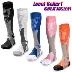 1-3 Pair Compression Socks Calf Sleeve Leg Support Brace 10-30mmHg For Men Women