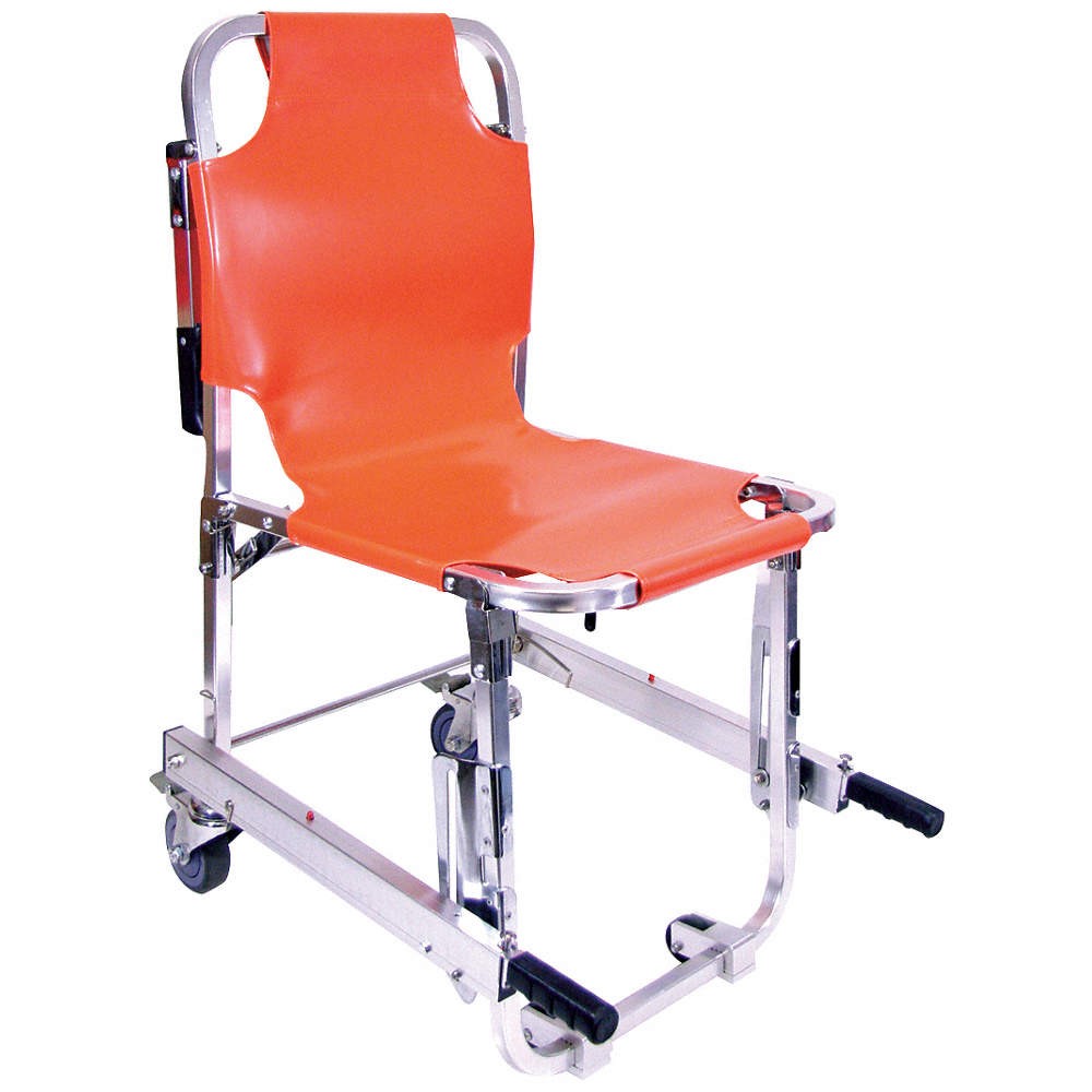 MEDSOURCE MS-90042 Stair Chair,350 lb,Orange,20″ W 38G231